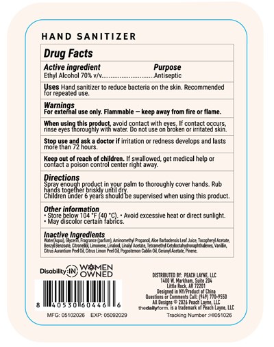 Label 2 (Sea Salt Bergamot Hand Sanitizer Label 2)